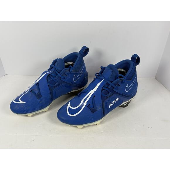 Nike Alpha Menace Pro 3 Football Cleats Game Royal Blue CT6649-414 Size 8 - Picture 1 of 9